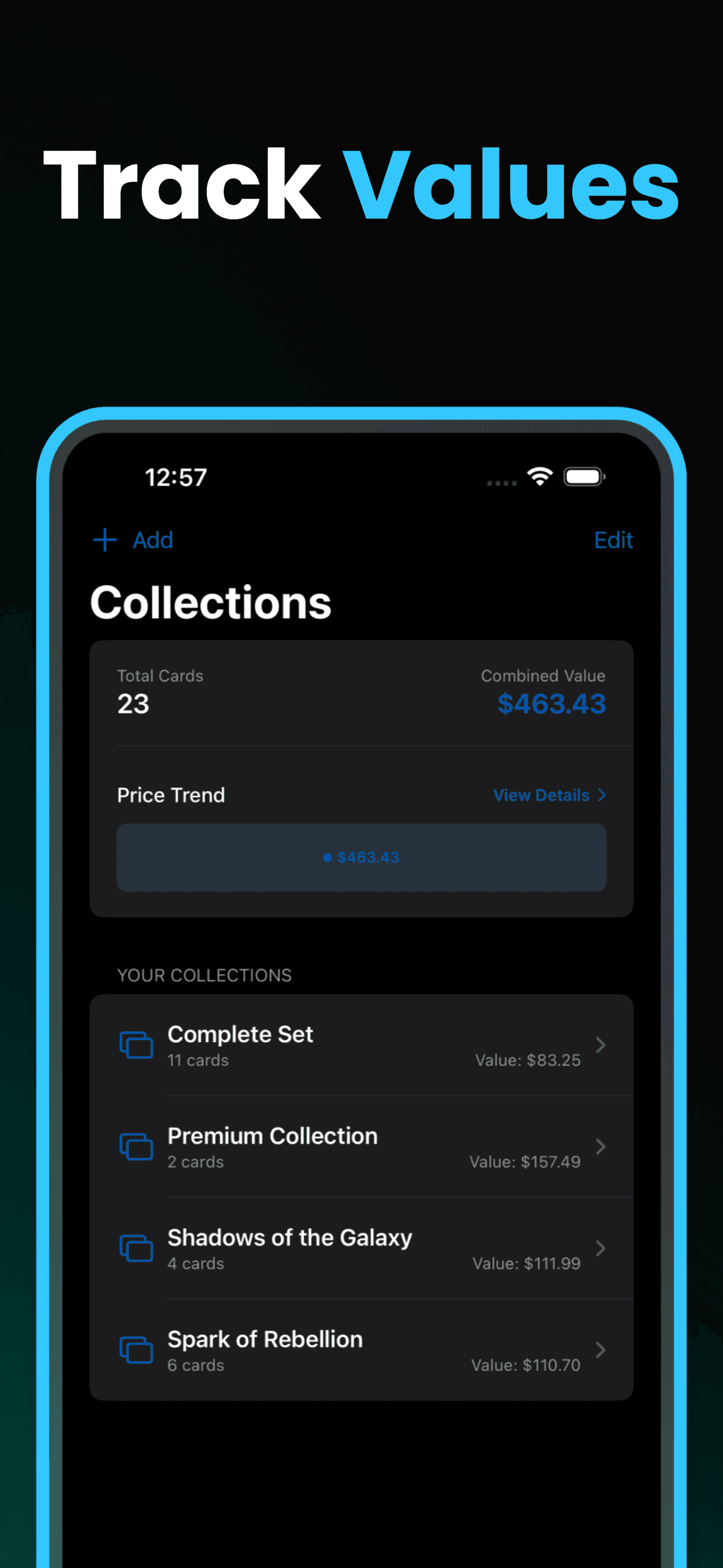 Star Wars Unlimited Scanner - Collection Tracking